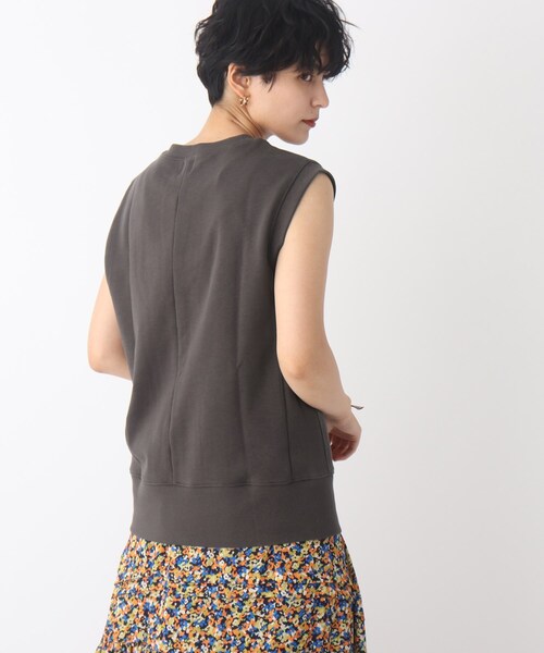 OPAQUE.CLIP(オペークドットクリップ)の「◆【C】ロゴウラケプルオーバー(Tシャツ/カットソー・レディース・ダークグリーン/チャコールグレー・36/38/40)」の13枚目の写真