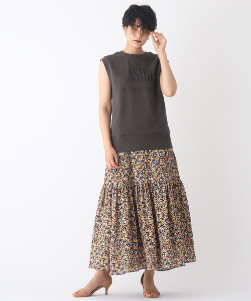 OPAQUE.CLIP(オペークドットクリップ)の「◆【C】ロゴウラケプルオーバー(Tシャツ/カットソー・レディース・ダークグリーン/チャコールグレー・36/38/40)」の16枚目の写真