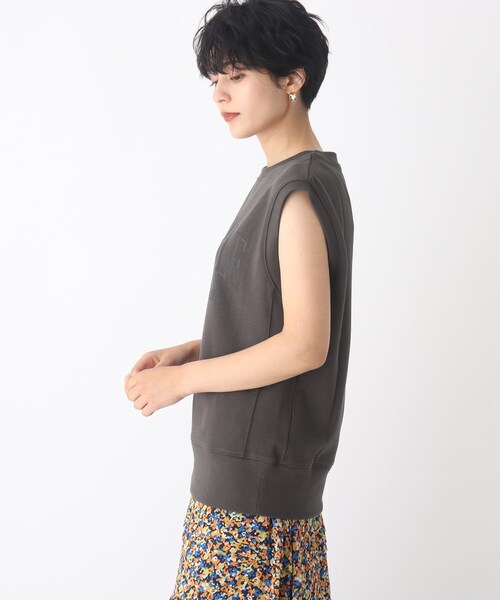 OPAQUE.CLIP(オペークドットクリップ)の「◆【C】ロゴウラケプルオーバー(Tシャツ/カットソー・レディース・ダークグリーン/チャコールグレー・36/38/40)」の20枚目の写真