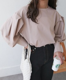 前後2WAYボリューム袖ブラウス