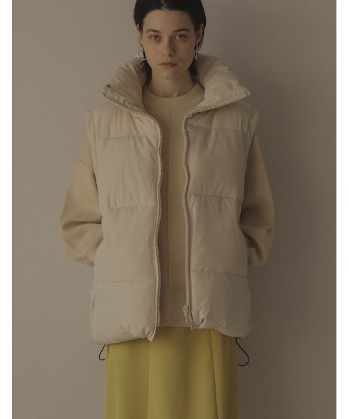 [2022A/WCOLLECTION]ビッグシルエットファイバーダウンベスト