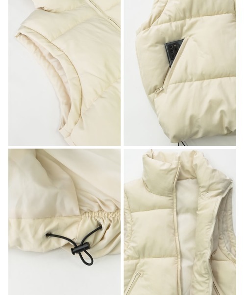 [2022A/WCOLLECTION]ビッグシルエットファイバーダウンベスト