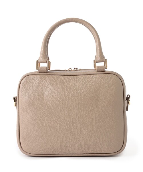 MACKINTOSH PHILOSOPHY（ﾏｯｷﾝﾄｯｼｭ ﾌｨﾛｿﾌｨｰ）の「フラップポケットレザーバッグ（ボストンバッグ・レディース・ブラック/ベージュ系その他4・FREE）」の13枚目の写真