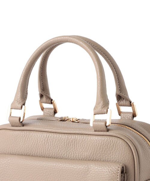 MACKINTOSH PHILOSOPHY（ﾏｯｷﾝﾄｯｼｭ ﾌｨﾛｿﾌｨｰ）の「フラップポケットレザーバッグ（ボストンバッグ・レディース・ブラック/ベージュ系その他4・FREE）」の17枚目の写真