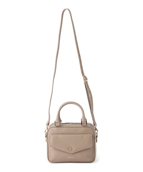 MACKINTOSH PHILOSOPHY（ﾏｯｷﾝﾄｯｼｭ ﾌｨﾛｿﾌｨｰ）の「フラップポケットレザーバッグ（ボストンバッグ・レディース・ブラック/ベージュ系その他4・FREE）」の15枚目の写真