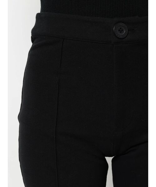 GYDA（ジェイダ）の「ハイウエスト RAISED BACKストレッチ ピンタックフレアパンツ（スウェットパンツ・レディース・ライトグレー/ブラック・FREE）」の18枚目の写真