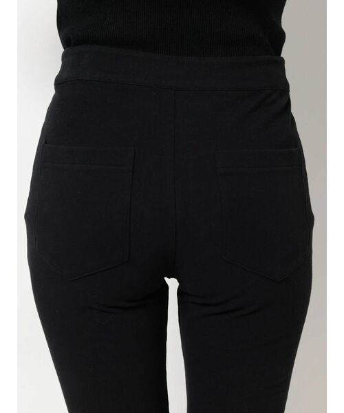 GYDA（ジェイダ）の「ハイウエスト RAISED BACKストレッチ ピンタックフレアパンツ（スウェットパンツ・レディース・ライトグレー/ブラック・FREE）」の19枚目の写真