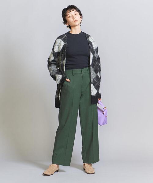 BEAUTY&YOUTH UNITED ARROWS(ビューティーアンドユースユナイテッドアローズ)の「裏起毛バックゴムストレートパンツ ‐ウォッシャブル-(その他パンツ・レディース・ダークブラウン/ナチュラル/ケリー・S/M/L)」の13枚目の写真