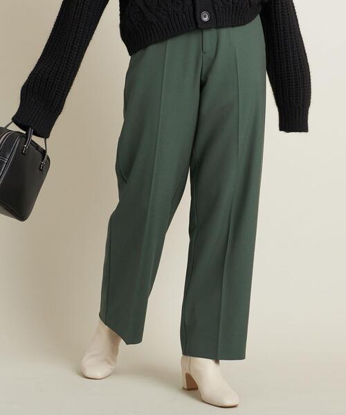 BEAUTY&YOUTH UNITED ARROWS(ビューティーアンドユースユナイテッドアローズ)の「裏起毛バックゴムストレートパンツ ‐ウォッシャブル-(その他パンツ・レディース・ダークブラウン/ナチュラル/ケリー・S/M/L)」の8枚目の写真