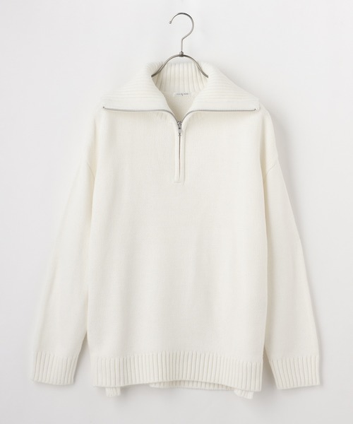 Honeys（ハニーズ）の「ハーフジップニット（ニット/セーター）」 - WEAR