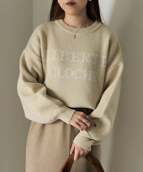 Riberry（リベリー）の「LIBERTEロゴジャガードニット（ニット