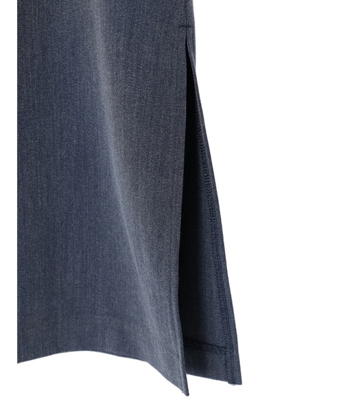 earth music&ecology(アースミュージックアンドエコロジー)の「Vネックミドル丈ジレ(ベスト・レディース・ネイビー/ブラウン・FREE)」の19枚目の写真