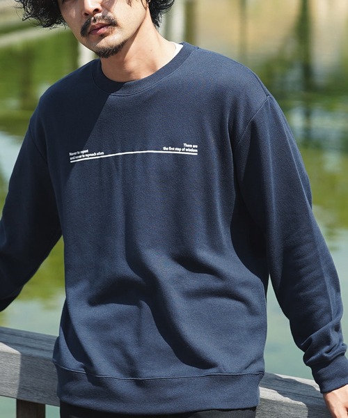 jiggys shop（ジギーズショップ）の「裏毛プリント スウェット トレーナー（スウェット・メンズ・ブルー系その他/グリーン系その他/グレー系その他4/グレー系その他5/ブラック系その他/ブラック系その他2/ブラック系その他3/グレー系その他/ホワイト系その他/グレー系その他3/グレー系その他2/グレー系その他6/グレー系その他7/ブラック系その他5/ブラック系その他4/ホワイト系その他2・LARGE/SMALL/MEDIUM/X-LARGE）」の16枚目の写真