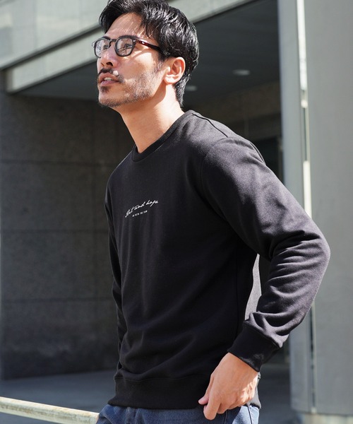 jiggys shop（ジギーズショップ）の「裏毛プリント スウェット トレーナー（スウェット・メンズ・ブルー系その他/グリーン系その他/グレー系その他4/グレー系その他5/ブラック系その他/ブラック系その他2/ブラック系その他3/グレー系その他/ホワイト系その他/グレー系その他3/グレー系その他2/グレー系その他6/グレー系その他7/ブラック系その他5/ブラック系その他4/ホワイト系その他2・LARGE/SMALL/MEDIUM/X-LARGE）」の4枚目の写真