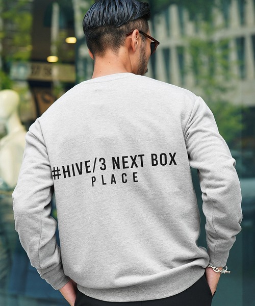 jiggys shop（ジギーズショップ）の「裏毛プリント スウェット トレーナー（スウェット・メンズ・ブルー系その他/グリーン系その他/グレー系その他4/グレー系その他5/ブラック系その他/ブラック系その他2/ブラック系その他3/グレー系その他/ホワイト系その他/グレー系その他3/グレー系その他2/グレー系その他6/グレー系その他7/ブラック系その他5/ブラック系その他4/ホワイト系その他2・LARGE/SMALL/MEDIUM/X-LARGE）」の14枚目の写真