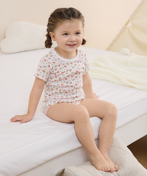 combimini(コンビミニ)の「半袖Tシャツ(ストロベリー)(Tシャツ/カットソー・キッズ・ピンク・130/100/120/110/90/80/140)」の6枚目の写真
