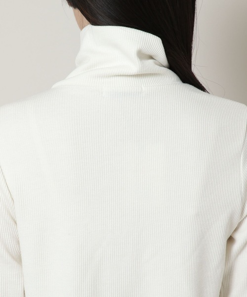 3.3 Field Trip （3.3フィールドトリップ）の「3.3 Field Trip／ハイネッククロップカーディガン　2169552（カーディガン/ボレロ・レディース・ブラック/アイボリー・FREE）」の22枚目の写真