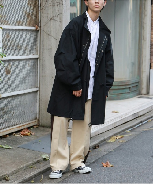 SPINNS(スピンズ)の「【ビッグシルエット】M-65 ノーカラーモッズコート(モッズコート・メンズ・ブラック/カーキ・ONESIZE)」の15枚目の写真