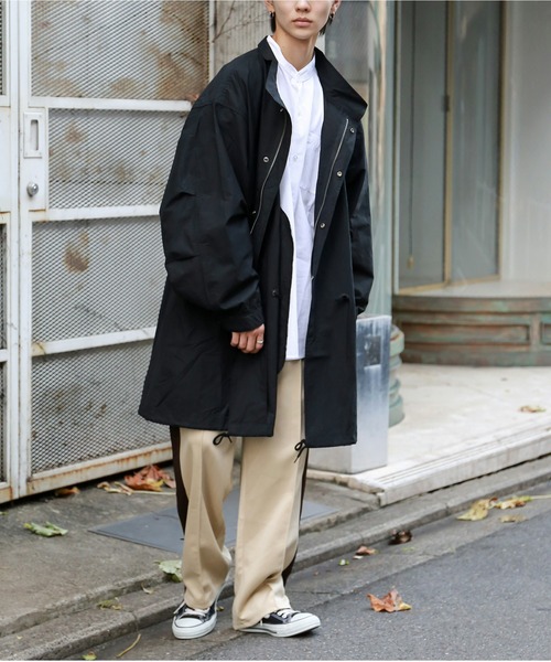 SPINNS(スピンズ)の「【ビッグシルエット】M-65 ノーカラーモッズコート(モッズコート・メンズ・ブラック/カーキ・ONESIZE)」の16枚目の写真