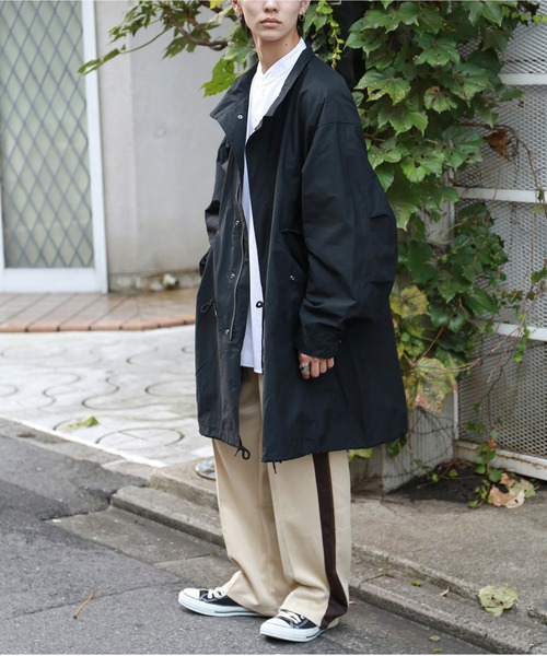 SPINNS(スピンズ)の「【ビッグシルエット】M-65 ノーカラーモッズコート(モッズコート・メンズ・ブラック/カーキ・ONESIZE)」の18枚目の写真
