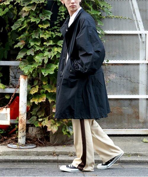 SPINNS(スピンズ)の「【ビッグシルエット】M-65 ノーカラーモッズコート(モッズコート・メンズ・ブラック/カーキ・ONESIZE)」の21枚目の写真