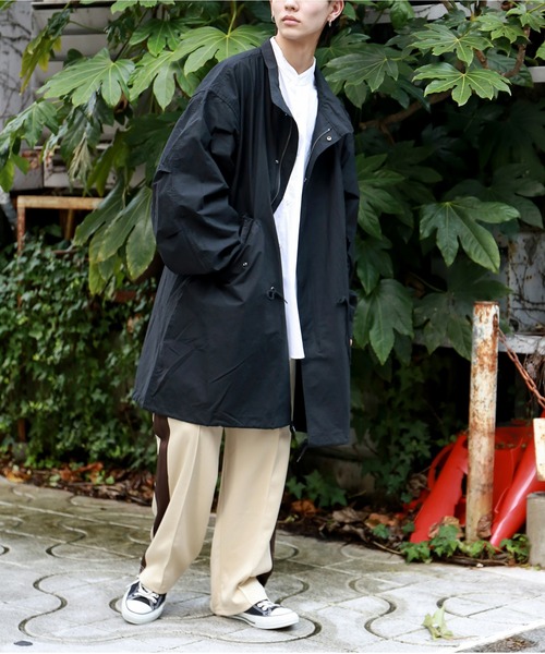 SPINNS(スピンズ)の「【ビッグシルエット】M-65 ノーカラーモッズコート(モッズコート・メンズ・ブラック/カーキ・ONESIZE)」の22枚目の写真