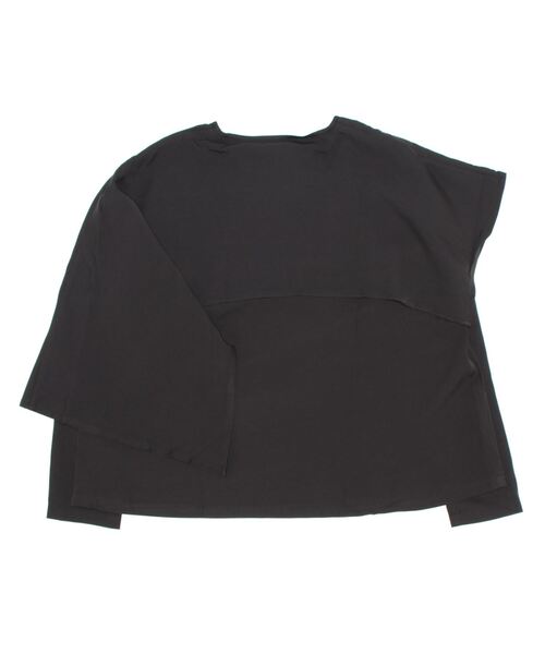 KOBE LETTUCE（コウベレタス）の「アシンメトリーフレアトップス（Tシャツ/カットソー・レディース・ベージュ/オフホワイト/ブラック・FREE）」の9枚目の写真