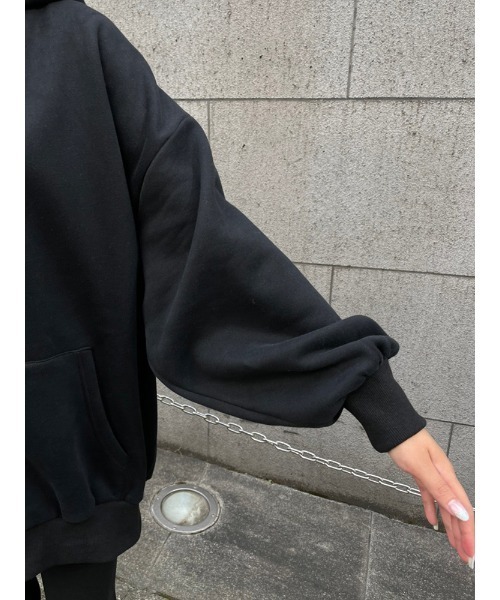 ENVYM(アンビー)の「バックロゴZIP PK(パーカー・レディース・ホワイト/グリーン/ブラック・FREE)」の11枚目の写真