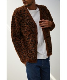 SHAGGY LEOPARD CARDIGAN/シャギーレオパードカーディガン