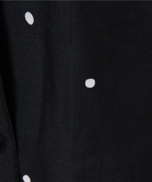 CIAOPANIC（チャオパニック）の「【Ciaopanic】　綿シルクドットOP（ワンピース・レディース・ネイビー/ブラック・FREE）」の12枚目の写真