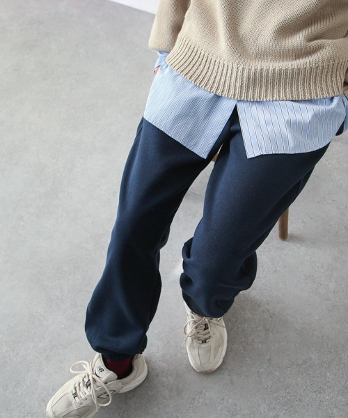 Chillfar（チルファー）の「スウェットパンツ（スウェットパンツ・レディース・ブラック/ダークグリーン/ネイビー/ブラウン/オートミール/杢グレー/ホワイト/チャコール・FREE）」の8枚目の写真