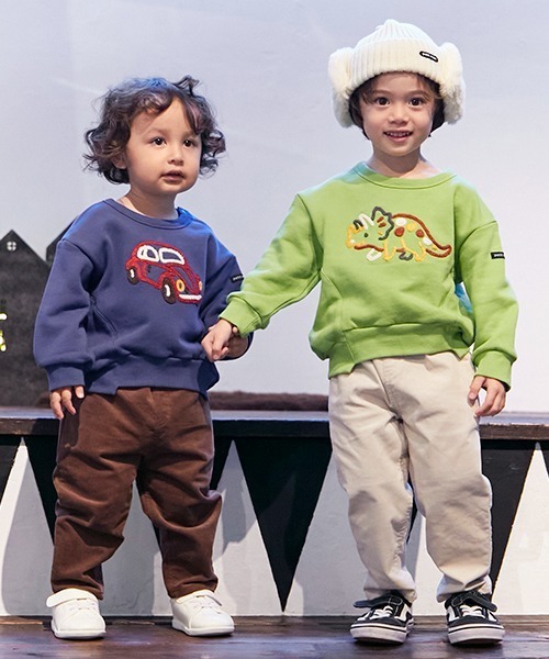 petit main(プティマイン)の「コーデュロイテーパードパンツ(その他パンツ・キッズ・ブルーグリーン/キャメル/ブラック/ライトベージュ・110cm/120cm/80cm/130cm/100cm/90cm)」の5枚目の写真