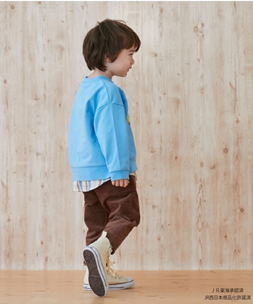 petit main(プティマイン)の「コーデュロイテーパードパンツ(その他パンツ・キッズ・ブルーグリーン/キャメル/ブラック/ライトベージュ・110cm/120cm/80cm/130cm/100cm/90cm)」の9枚目の写真