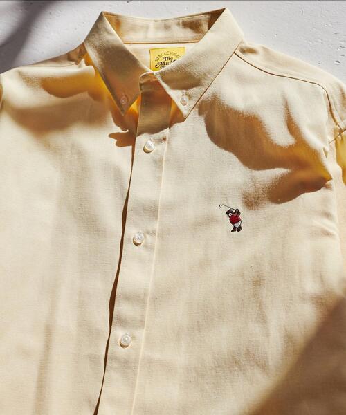 coen（コーエン）の「The M&M Store（ザ・ミックス＆マッチストア）コラボ　ベアー刺繍オックスボタンダウンシャツ（シャツ/ブラウス・メンズ・ライトブルー/ホワイト/イエロー・S/M/L/XL）」の10枚目の写真