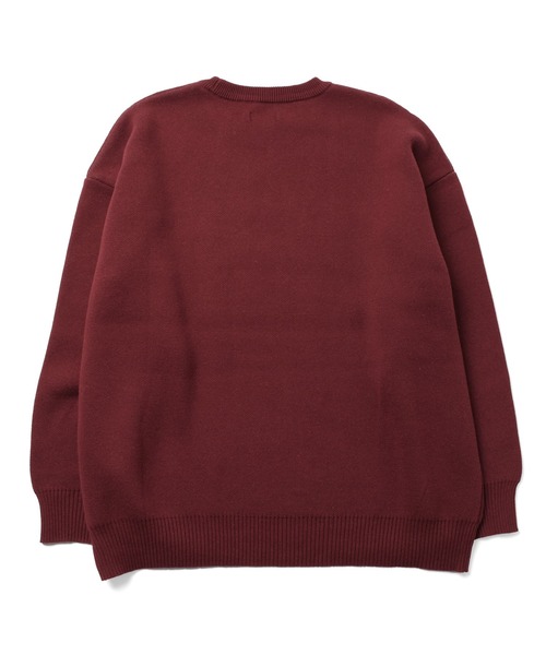 GLAZOS(グラソス)の「ジャガード編み・ロゴニット【マシンウォッシャブル】(ニット/セーター・キッズ・ブルー/エンジ・140cm/150cm/160cm/170cm)」の14枚目の写真