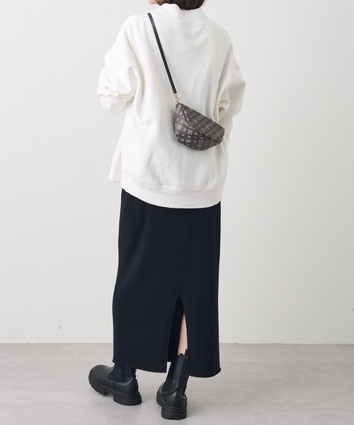 russet（ラシット）の「アシンメトリースマホショルダー(Z-123)（ショルダーバッグ・レディース・グレー/ブラック×ブルー/キナリ・FREE）」の7枚目の写真