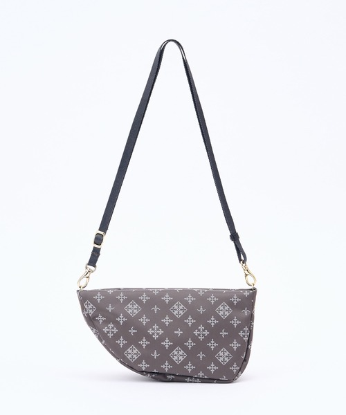 russet（ラシット）の「アシンメトリースマホショルダー(Z-123)（ショルダーバッグ・レディース・グレー/ブラック×ブルー/キナリ・FREE）」の12枚目の写真