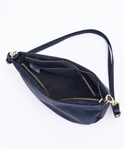 russet（ラシット）の「アシンメトリースマホショルダー(Z-123)（ショルダーバッグ・レディース・グレー/ブラック×ブルー/キナリ・FREE）」の14枚目の写真