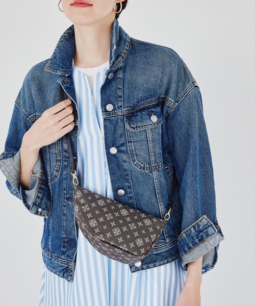 russet（ラシット）の「アシンメトリースマホショルダー(Z-123)（ショルダーバッグ・レディース・グレー/ブラック×ブルー/キナリ・FREE）」の21枚目の写真