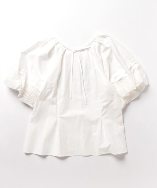 Re.Verofonna(ヴェロフォンナ)の「2WAYネックバルーン袖ブラウス(シャツ/ブラウス・レディース・ホワイト/ラベンダー/ネイビー・MEDIUM)」の11枚目の写真