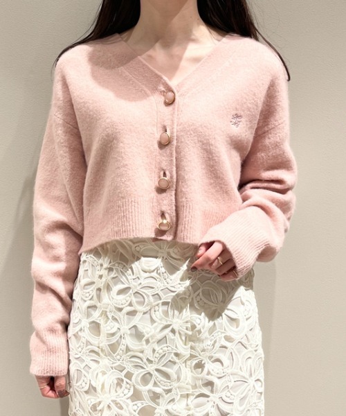 メテュ様　⭐︎新品未使用タグ付き⭐︎ SNIDELメタルボタンクロップドカーディガン メタルボタンクロップドカーディガン（カーディガン）｜SNIDEL