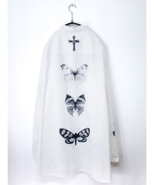 0658（ゼロロクゴーハチ）の「0658/ゼロロクゴーハチ/Tattoo art shirt（シャツ/ブラウス・レディース・ホワイト・F）」の5枚目の写真