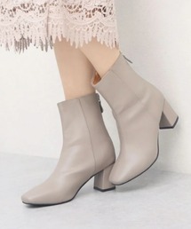 LibertyDoll/+6cm スクエアトゥチャンキーヒールミドルブーツ(9044)