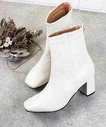 LibertyDoll（リバティードール）の「+6cm スクエアトゥチャンキーヒールミドルブーツ（ブーツ・レディース）」