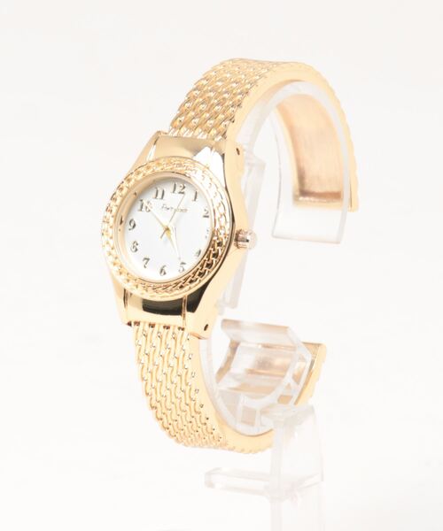 Three Four Time(スリーフォータイム)の「チェーン風バングルウォッチ / 時計(アナログ腕時計・レディース・シルバー/ゴールド・FREE)」の6枚目の写真