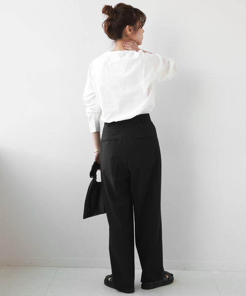 JOURNAL STANDARD relume(ジャーナルスタンダード レリューム)の「PARKINGロゴロングスリーブTEE(Tシャツ/カットソー・レディース・ホワイト/ホワイト系その他・FREE)」の15枚目の写真