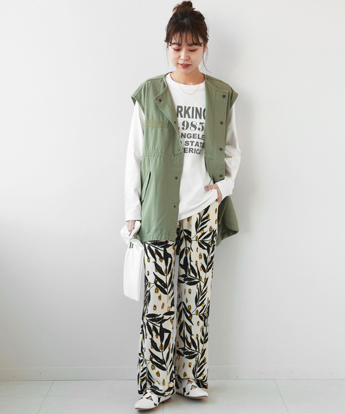 JOURNAL STANDARD relume(ジャーナルスタンダード レリューム)の「PARKINGロゴロングスリーブTEE(Tシャツ/カットソー・レディース・ホワイト/ホワイト系その他・FREE)」の20枚目の写真