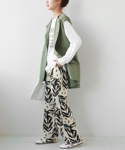 JOURNAL STANDARD relume(ジャーナルスタンダード レリューム)の「PARKINGロゴロングスリーブTEE(Tシャツ/カットソー・レディース・ホワイト/ホワイト系その他・FREE)」の21枚目の写真