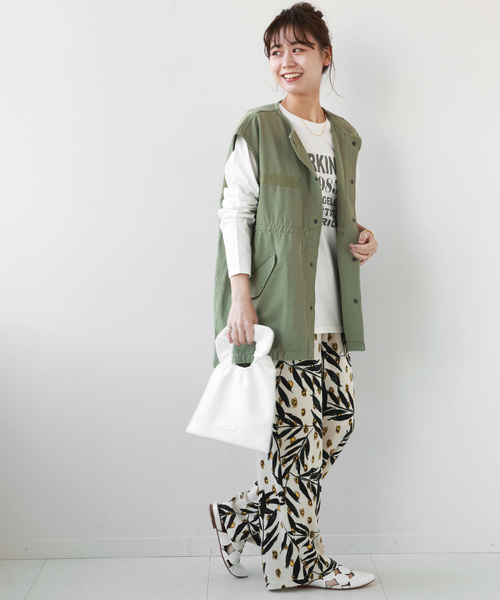 JOURNAL STANDARD relume(ジャーナルスタンダード レリューム)の「PARKINGロゴロングスリーブTEE(Tシャツ/カットソー・レディース・ホワイト/ホワイト系その他・FREE)」の22枚目の写真