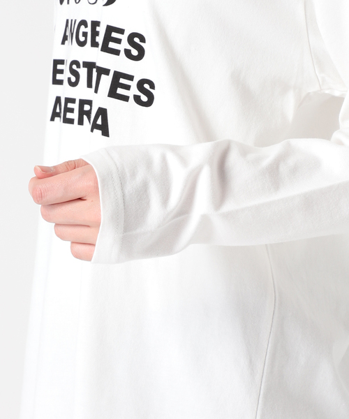 JOURNAL STANDARD relume(ジャーナルスタンダード レリューム)の「PARKINGロゴロングスリーブTEE(Tシャツ/カットソー・レディース・ホワイト/ホワイト系その他・FREE)」の6枚目の写真